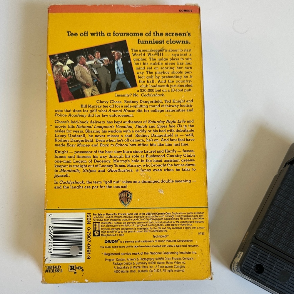 Caddyshack VHS Tape - Picture 4 of 4